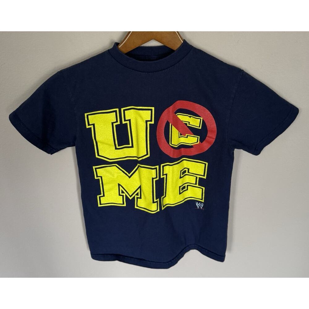WWE John Cena You Can’t See C Me Blue Wrestling T-Shirt Size 10/12